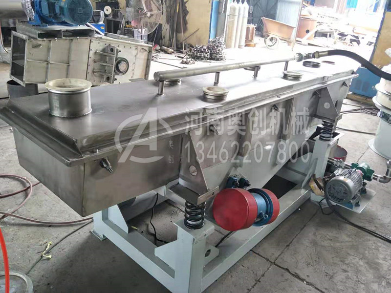 鍺粉末除雜直線篩選機使用中如何加料更加的有效