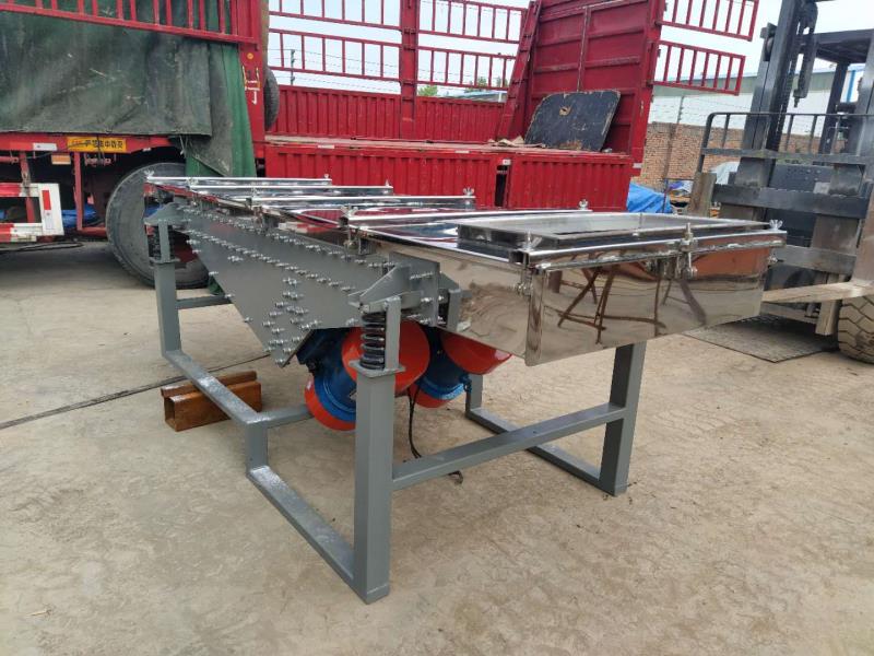 單層直線振動篩的原理